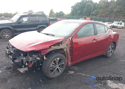 2021 Nissan Sentra Sv Xtronic Cvt z USA, uszkodzony, nr VIN 3N1AB8CV1MY228916